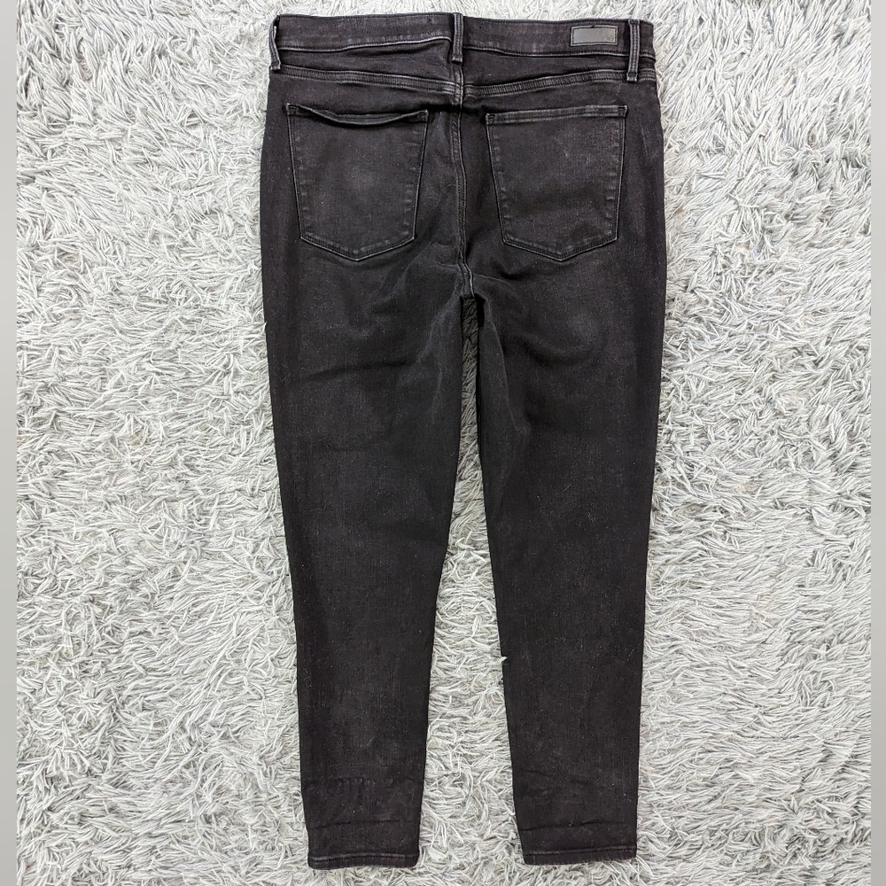 Abercrombie & Fitch Jeans Women's 14 Short Black Super Skinny High Rise Stretch - Picture 4 of 9